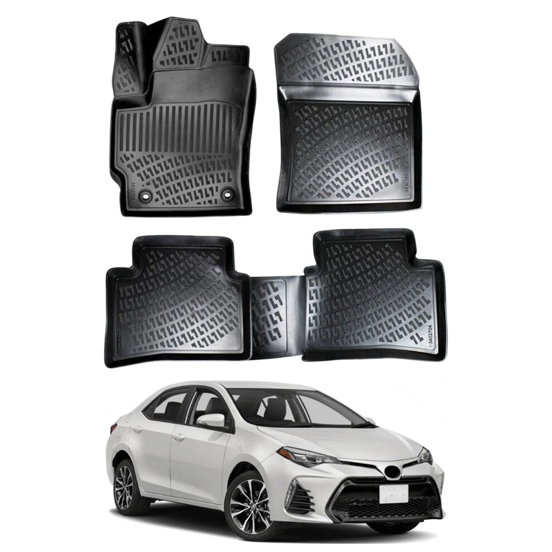 Toyota Corolla 3D Paspas - Siyah, Hybrid | 2018 ve Sonrası, SD