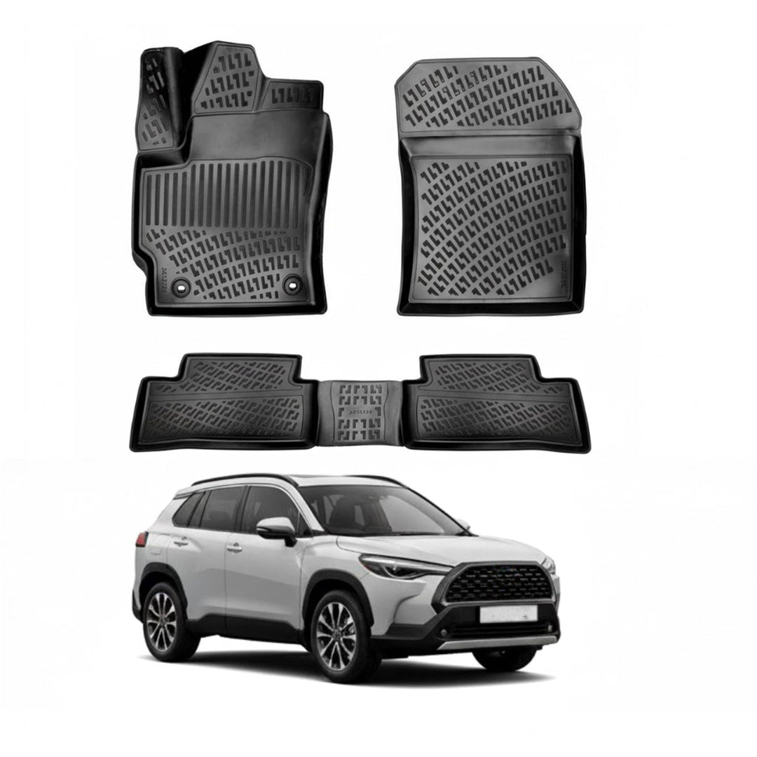 Toyota Corolla Cross 3D Paspas - Siyah | 2022 ve Sonrası