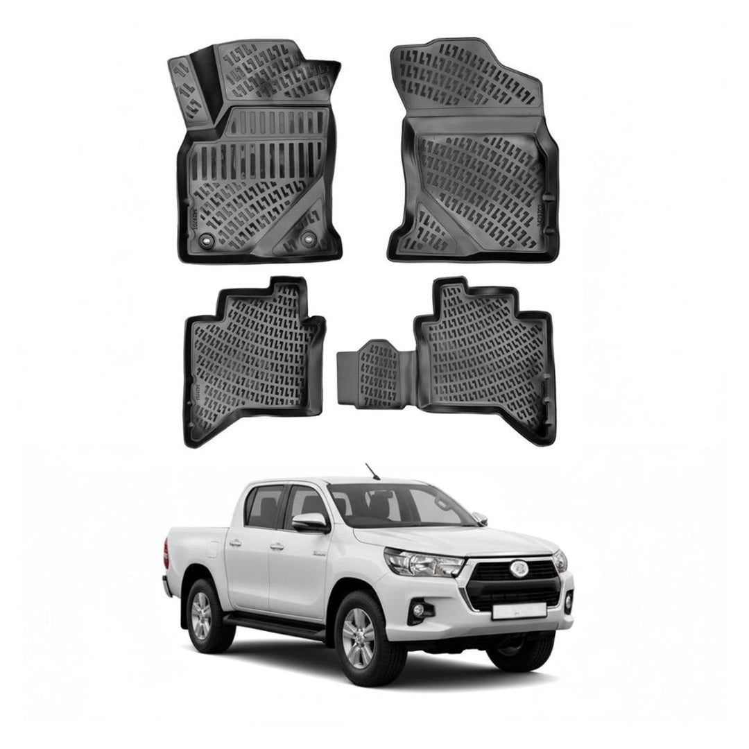 Toyota Hilux 3D Paspas - Siyah | 2015 ve Sonrası