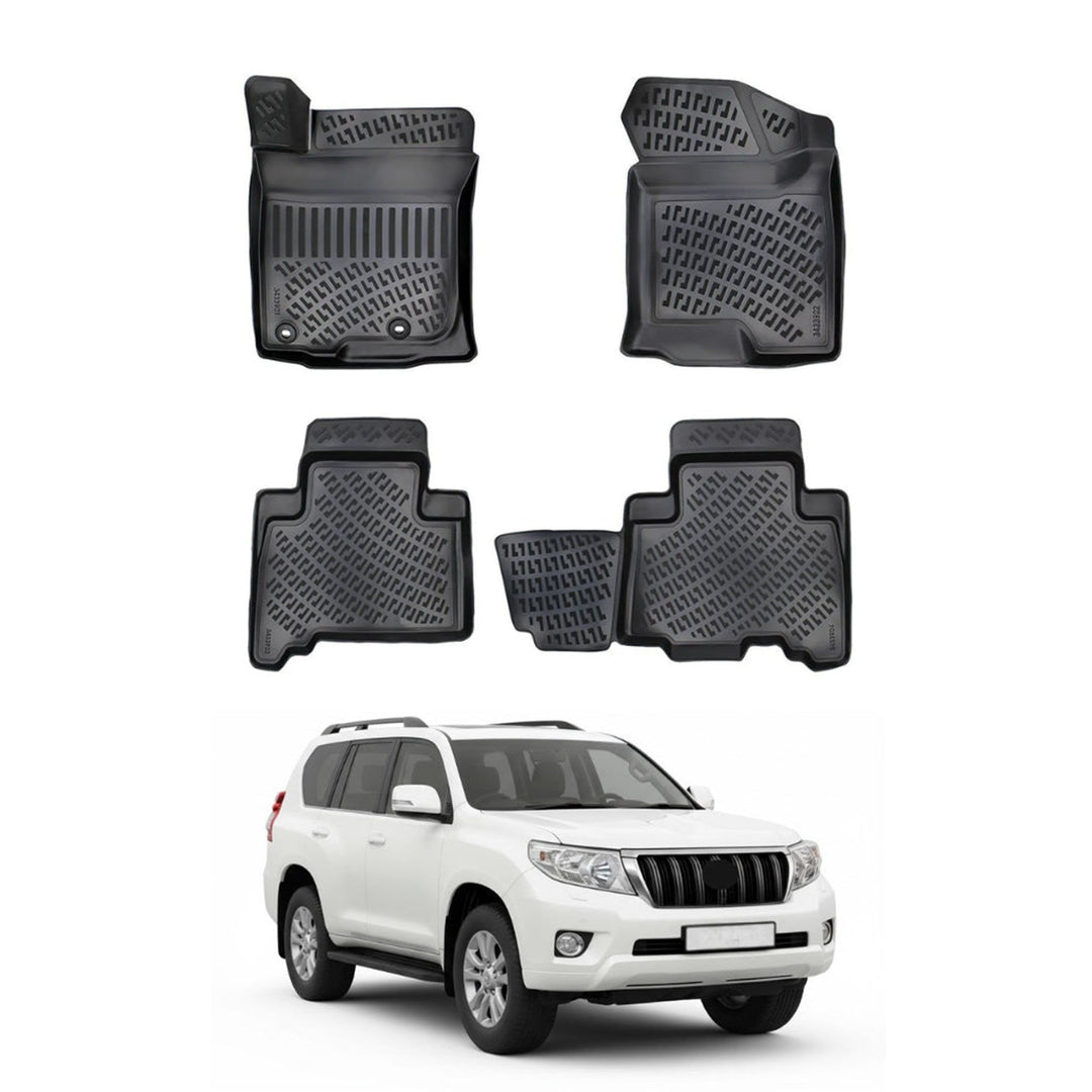 Toyota Land Cruiser Prado J150 3D Paspas - Siyah | 2009-2023 Arası