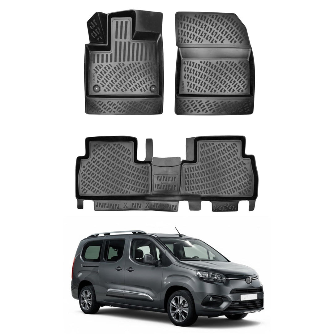 Toyota Proace City 3D Paspas - Siyah, Flame/Passion X-Pack Paket | 2019 ve Sonrası