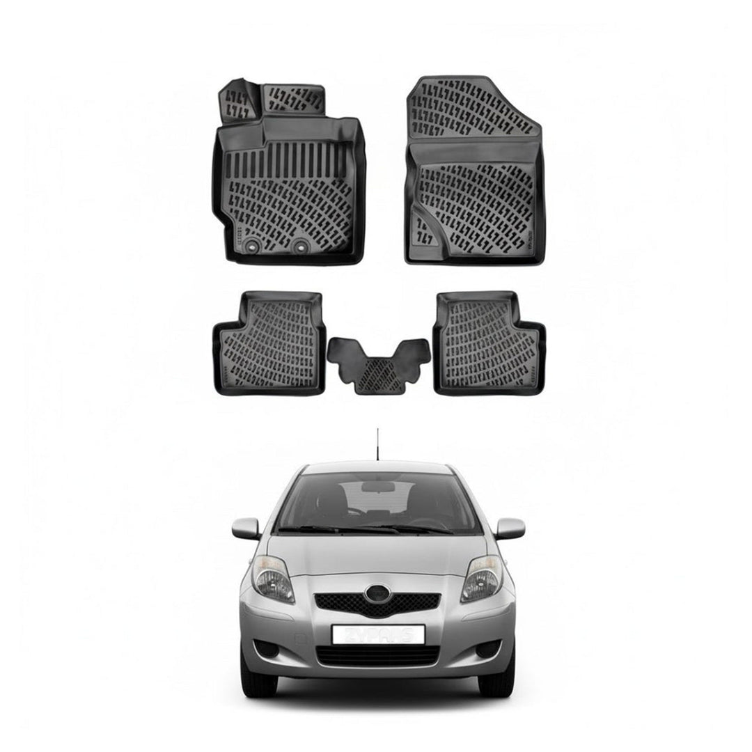 Toyota Yaris 3D Paspas - Siyah | 2005-2013 Arası, HB