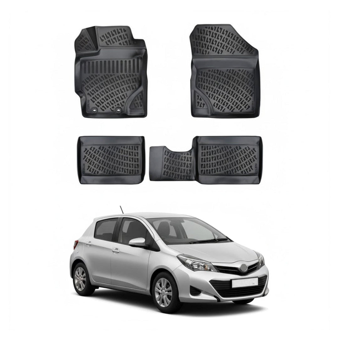 Toyota Yaris 3D Paspas - Siyah | 2013-2020 Arası, HB