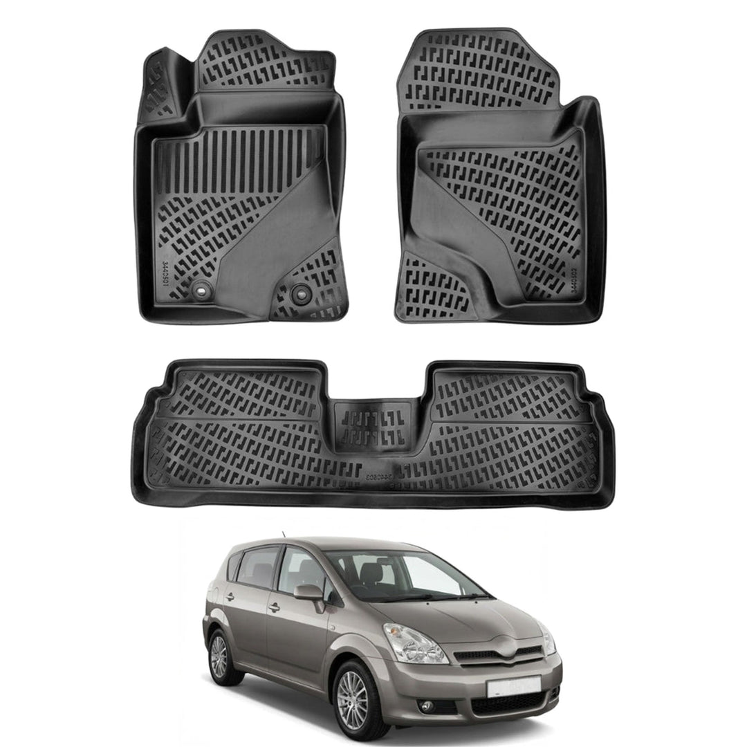 Toyota Verso 3D Paspas - Siyah | 2003-2009 Arası, HB