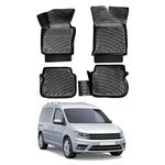 Resmi Galeri görüntüleyicisine yükleyin, VW Caddy 3D Paspas - Siyah | 2016-2020 Arası