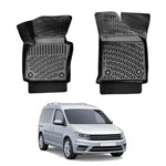 Resmi Galeri görüntüleyicisine yükleyin, VW Caddy 3D Paspas - Siyah (2 Parça) | 2016-2020 Arası