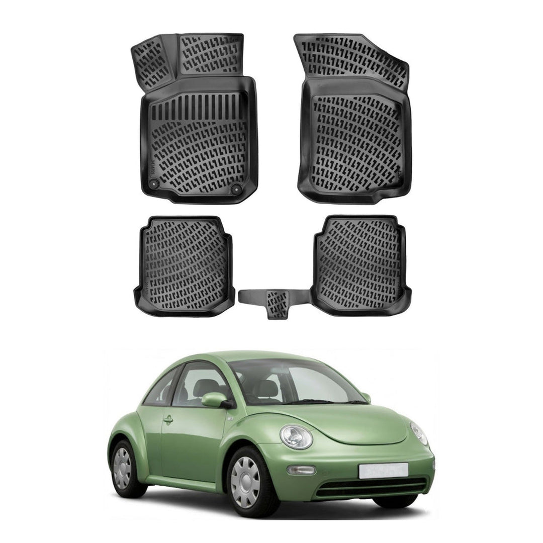 VW New Beetle 3D Paspas - Siyah | 1998-2011 Arası, HB