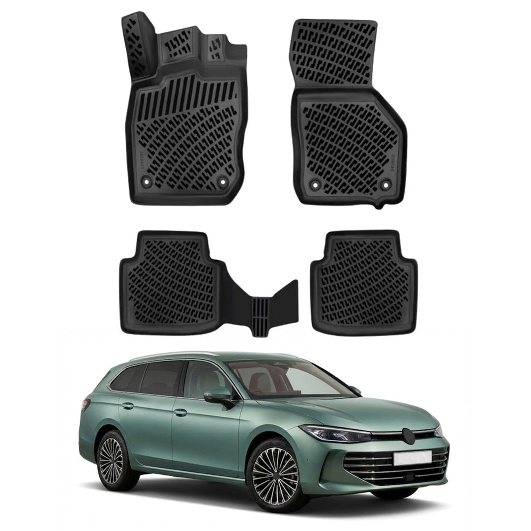 VW Passat B9 3D Paspas - Siyah | 2023 ve Sonrası, SW