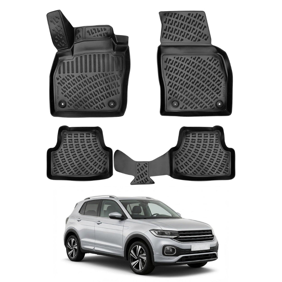VW T-Cross 3D Paspas - Siyah | 2019 ve Sonrası