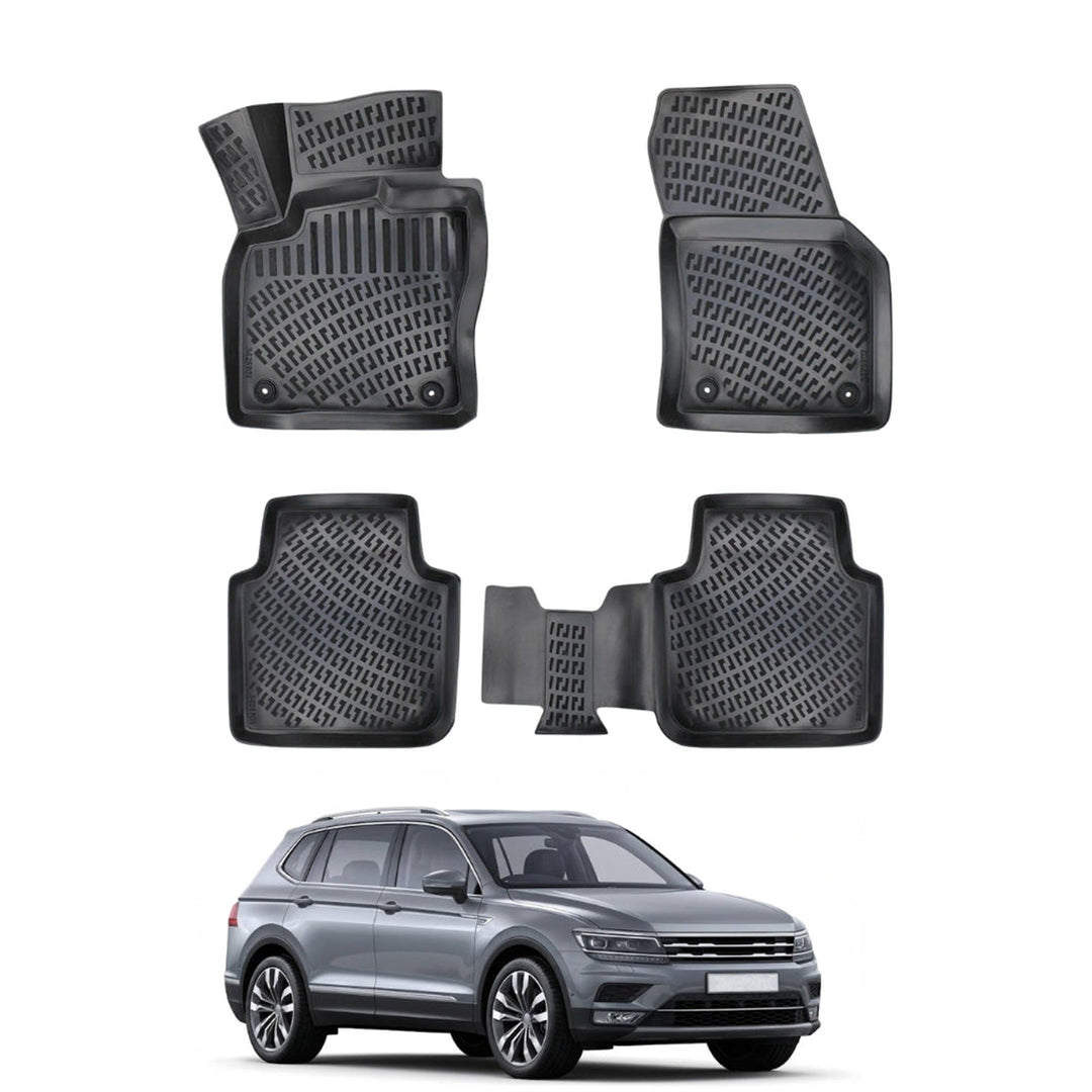 VW Tiguan Allspace 3D Paspas - Siyah | 2016-2023 Arası
