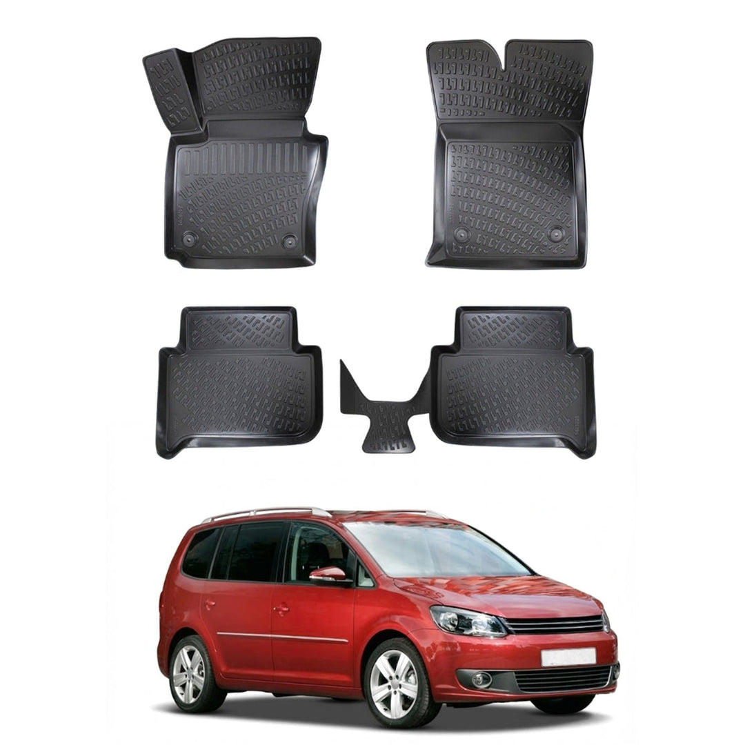 VW Touran 3D Paspas - Siyah | 2003-2014 Arası