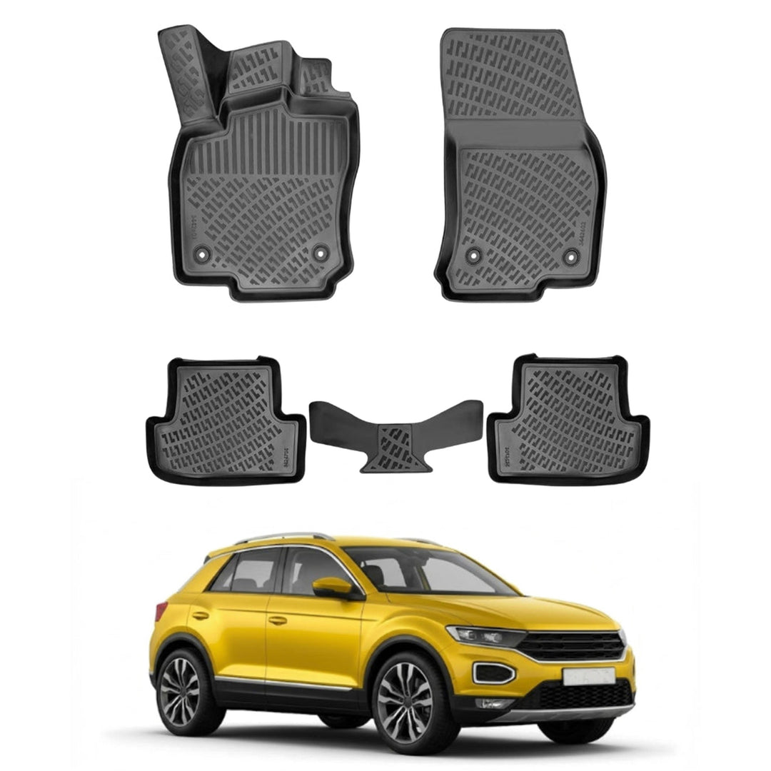 VW T-Roc 3D Paspas - Siyah | 2017 ve Sonrası