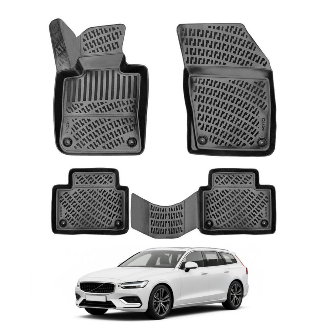 Volvo V60 3D Paspas - Siyah | 2018 ve Sonrası