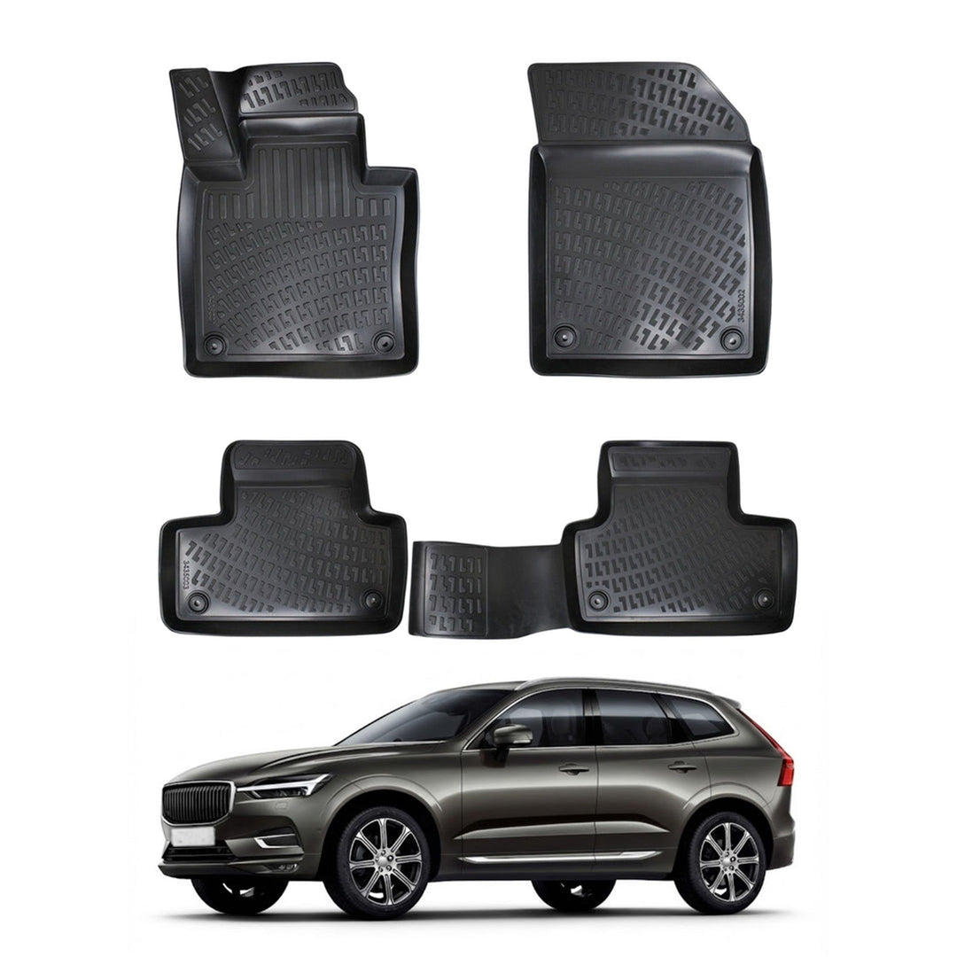 Volvo XC60 3D Paspas - Siyah | 2017 ve Sonrası