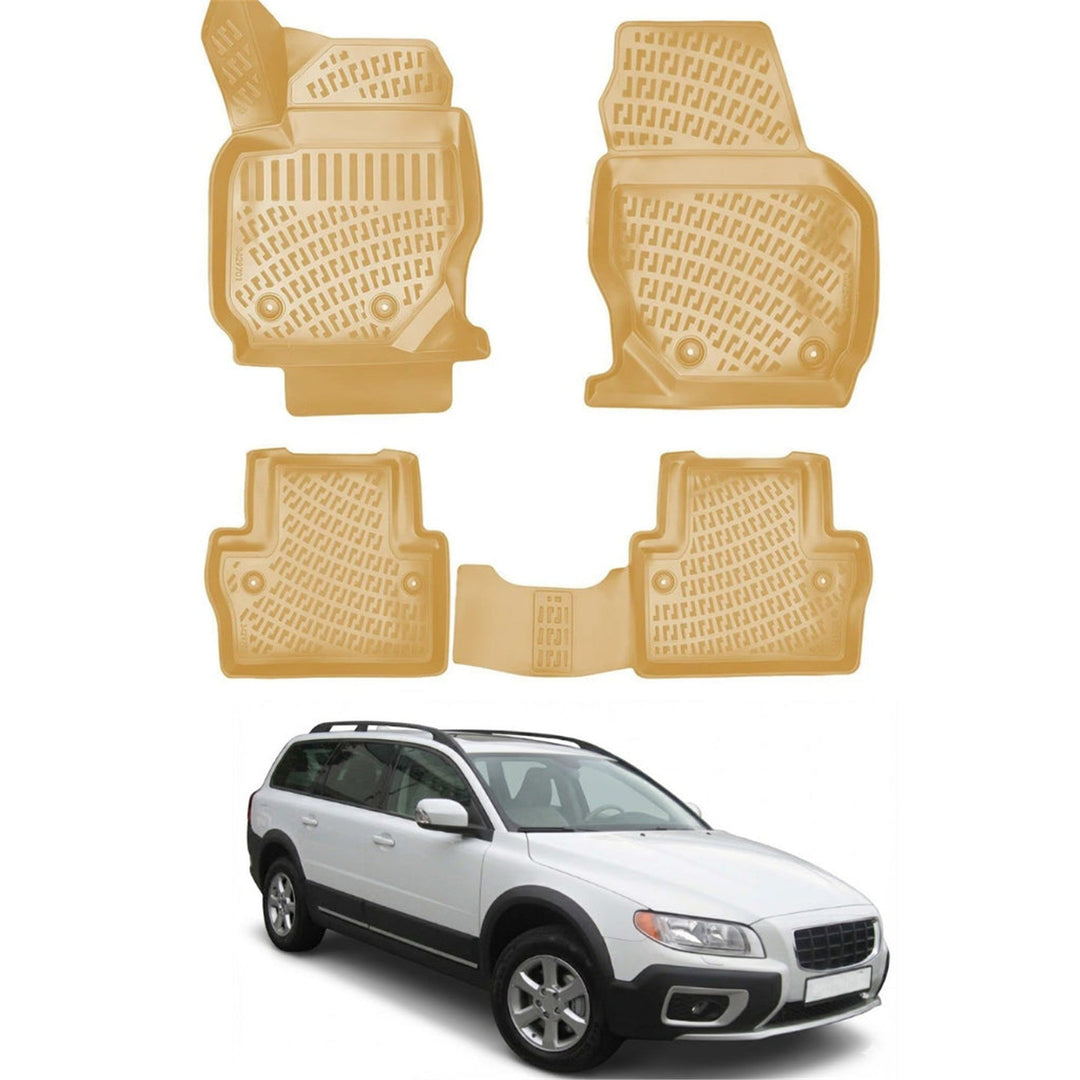 Volvo XC70 3D Paspas - Bej | 2007-2016 Arası