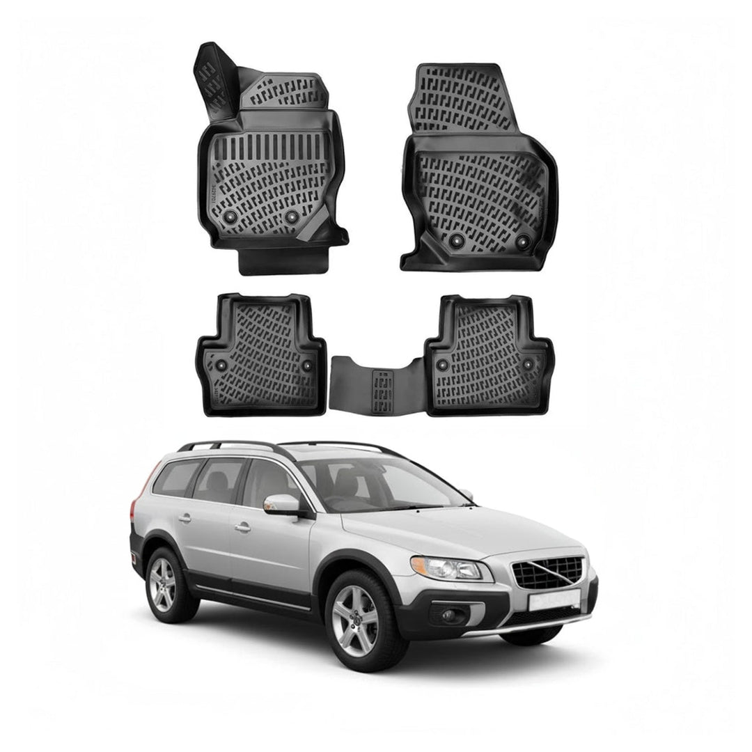 Volvo XC70 3D Paspas - Siyah | 2007-2016 Arası
