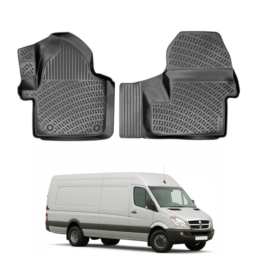 Dodge Sprinter 3D Paspas - Siyah, Kapalı Kasa (2 Parça) | 2006-2019 Arası