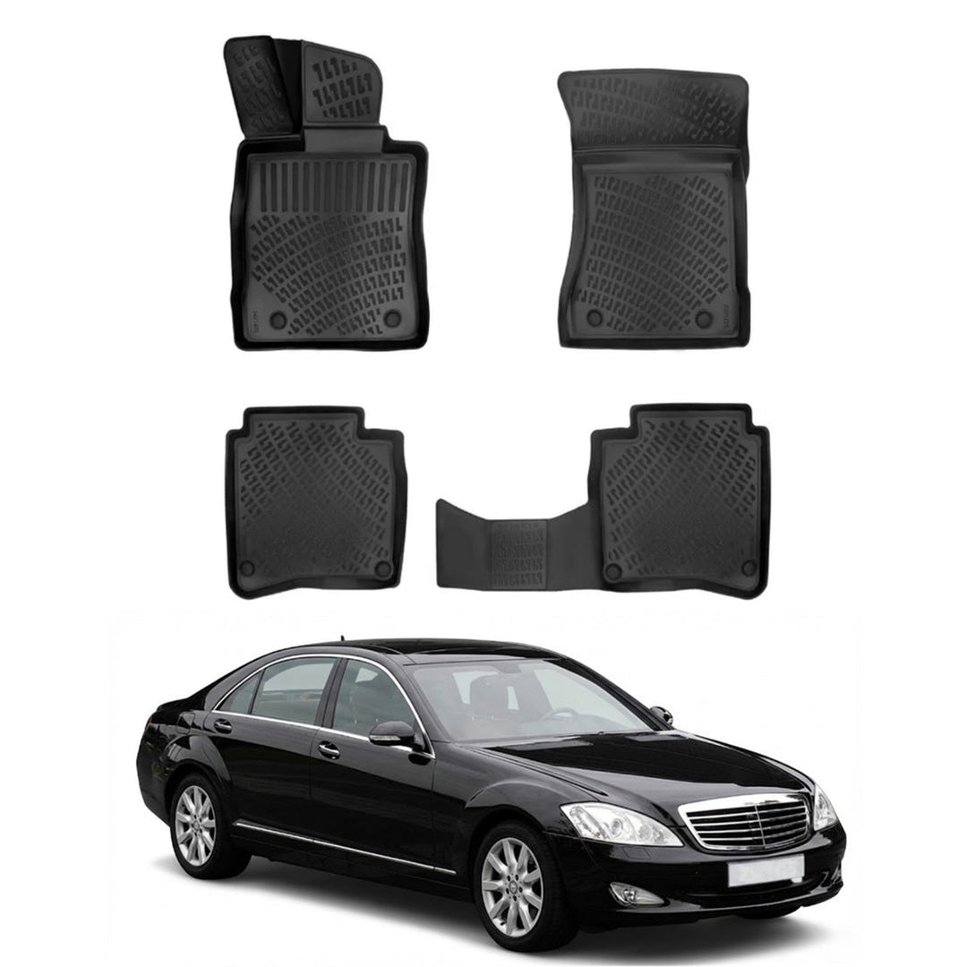 Mercedes S Class W221 3D Paspas - Siyah, Uzun Şase | 2006-2013 Arası, SD