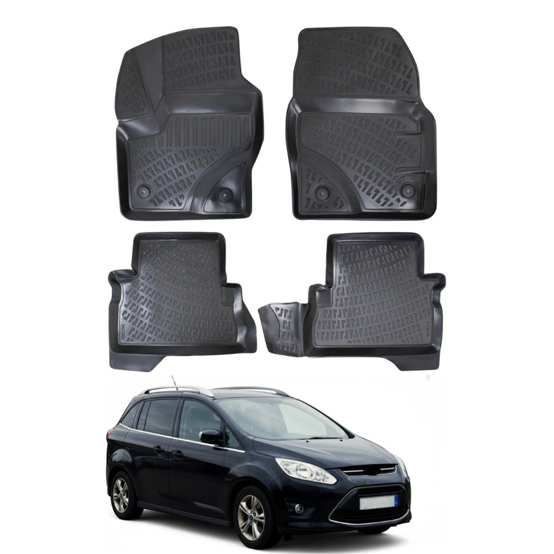 Ford Grand C-Max 3D Paspas - Siyah | 2010-2019 Arası, HB