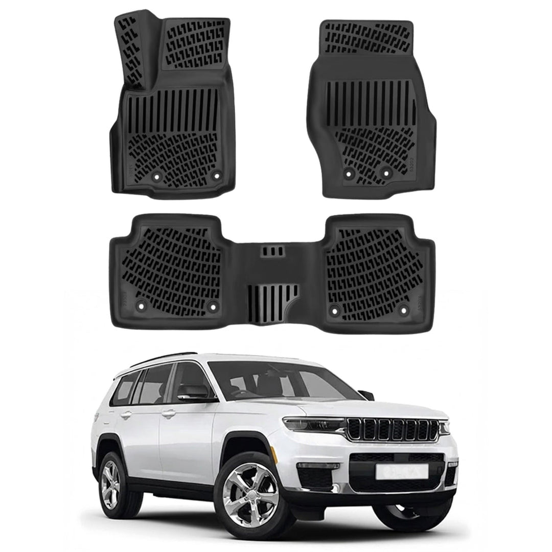 Jeep Grand Cherokee WL 3D Paspas - Siyah | 2021 ve Sonrası