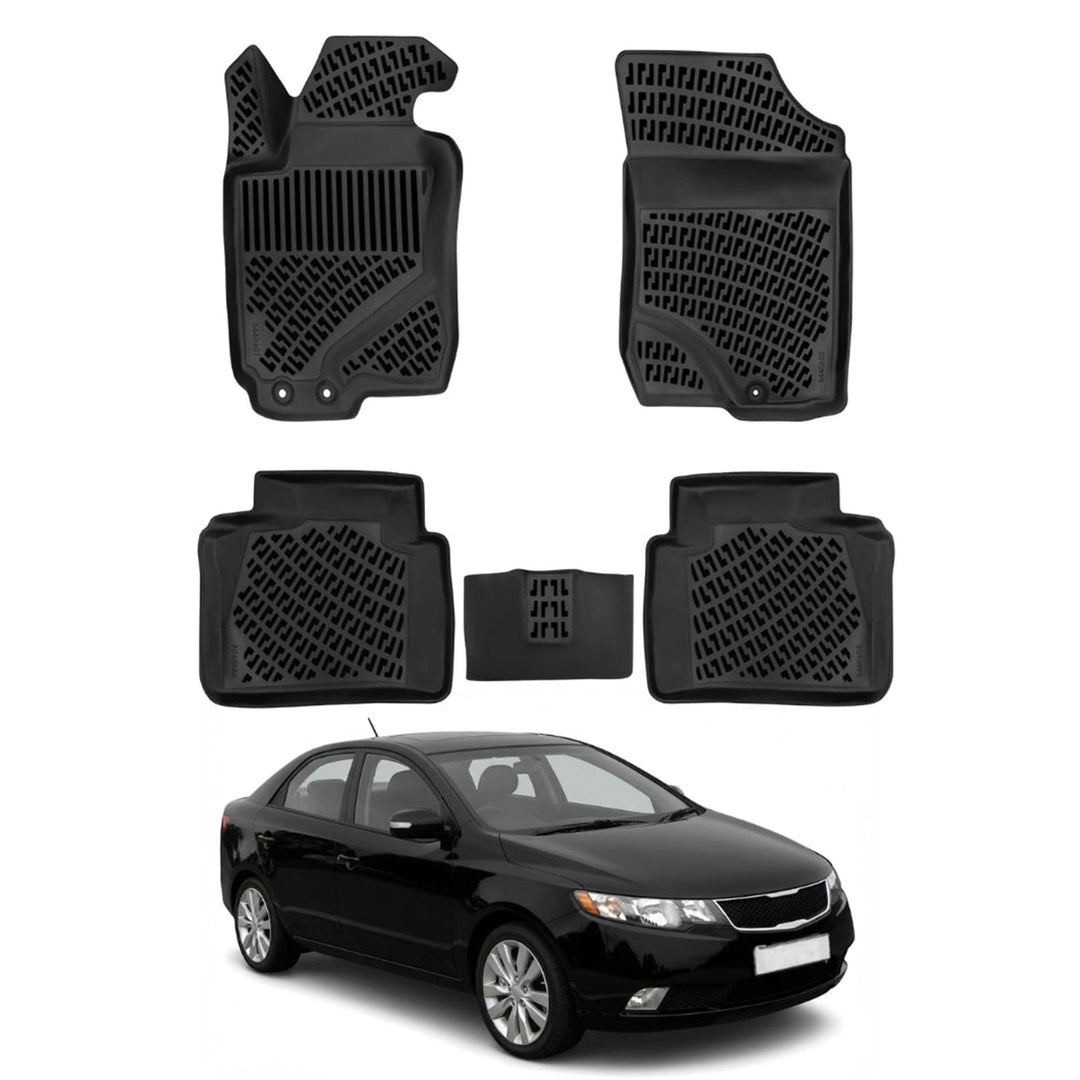 Kia Forte 3D Paspas - Siyah | 2010-2013 Arası, SD