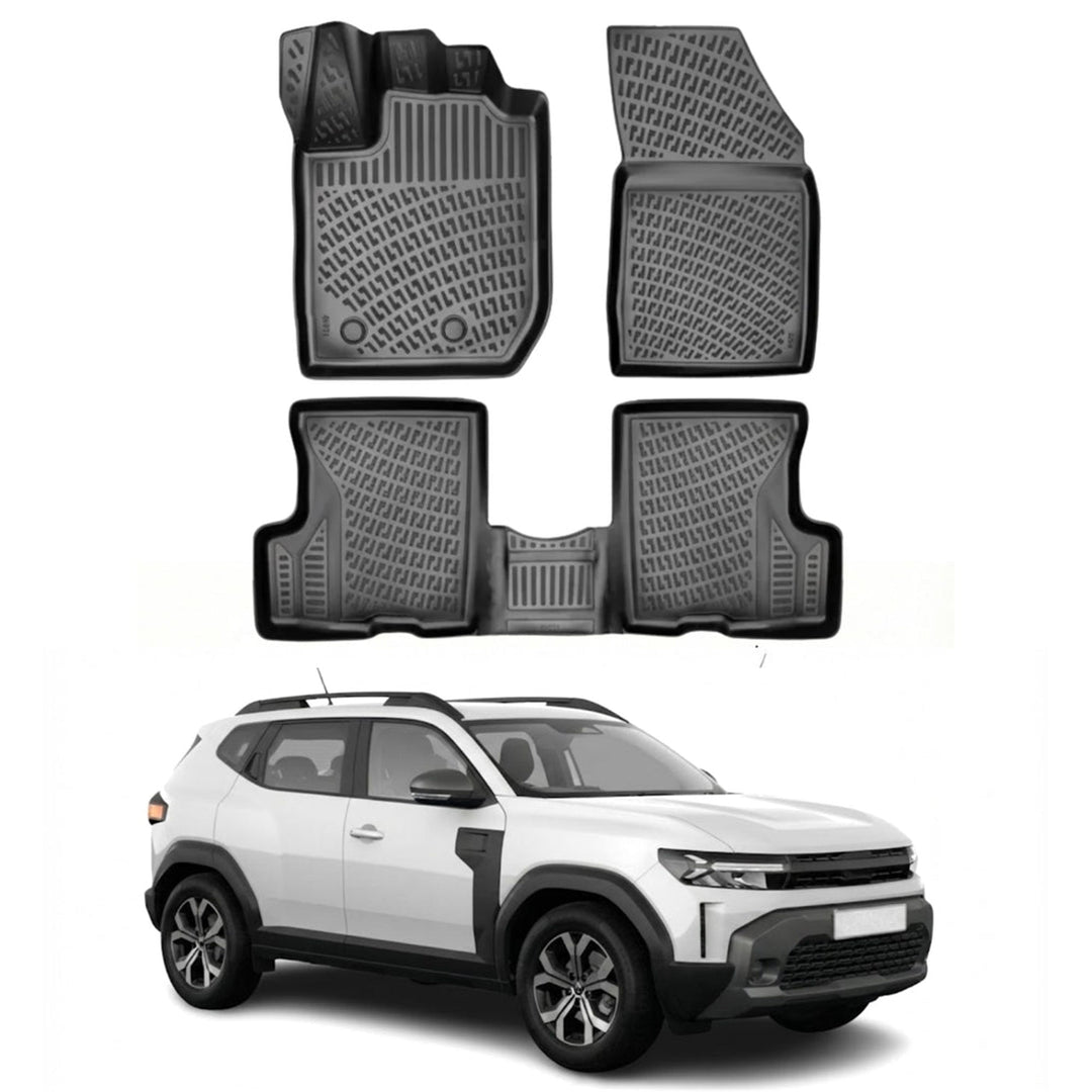 Renault Duster 4x4 3D Paspas - Siyah | 2024 ve Sonrası