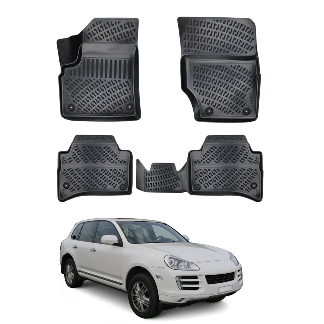 Porsche Cayenne 3D Paspas - Siyah | 2007-2010 Arası