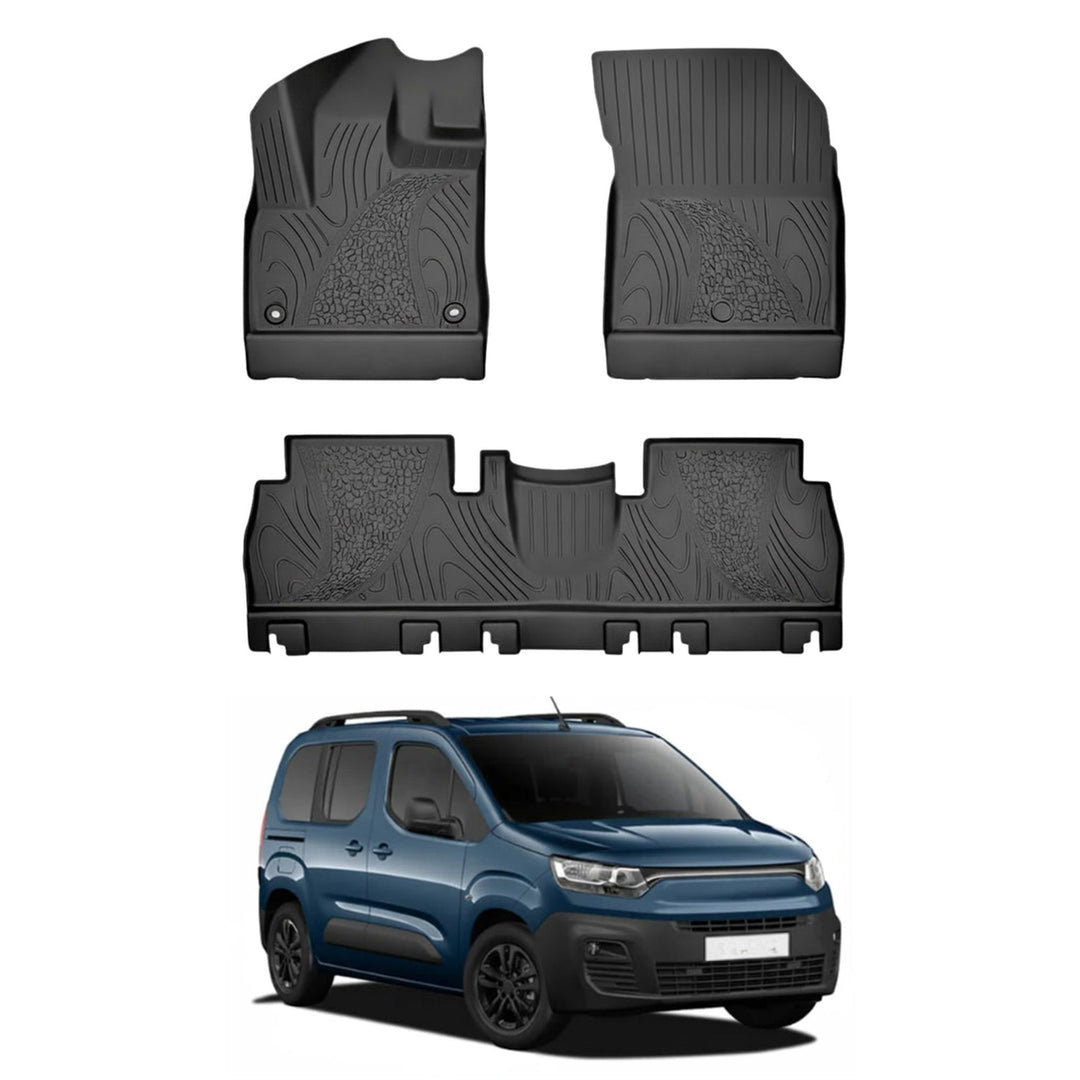 Fiat Doblo Premium 3D Paspas - Katlanabilir Ön Yolcu Koltuğu | 2023 ve Sonrası