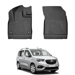 Resmi Galeri görüntüleyicisine yükleyin, Opel Combo E Premium 3D Paspas - Siyah (2 Parça) | 2019 ve Sonrası