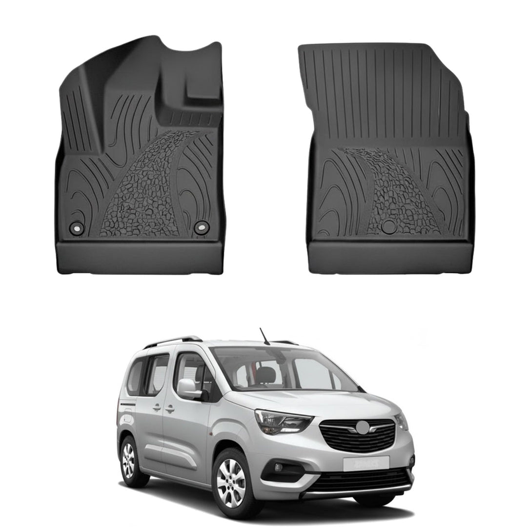 Opel Combo E Premium 3D Paspas - Siyah (2 Parça) | 2019 ve Sonrası