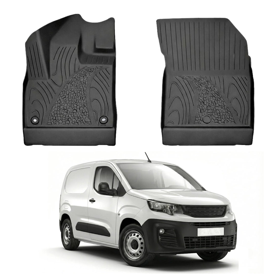 Peugeot Partner Premium 3D Paspas - Siyah (2 Parça) | 2019 ve Sonrası