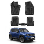 Resmi Galeri görüntüleyicisine yükleyin, Jeep Renegade 3D Paspas - Siyah | 2019 ve Sonrası
