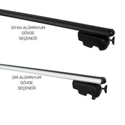 Audi A4 Ara Atkı Gri- Bold Bar v2 (2 Parça) | 2008-2015 Arası, SW