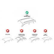 Audi A4 Avant Ara Atkı Siyah- Bold Bar v2 (2 Parça) | 2016 ve Sonrası, SW