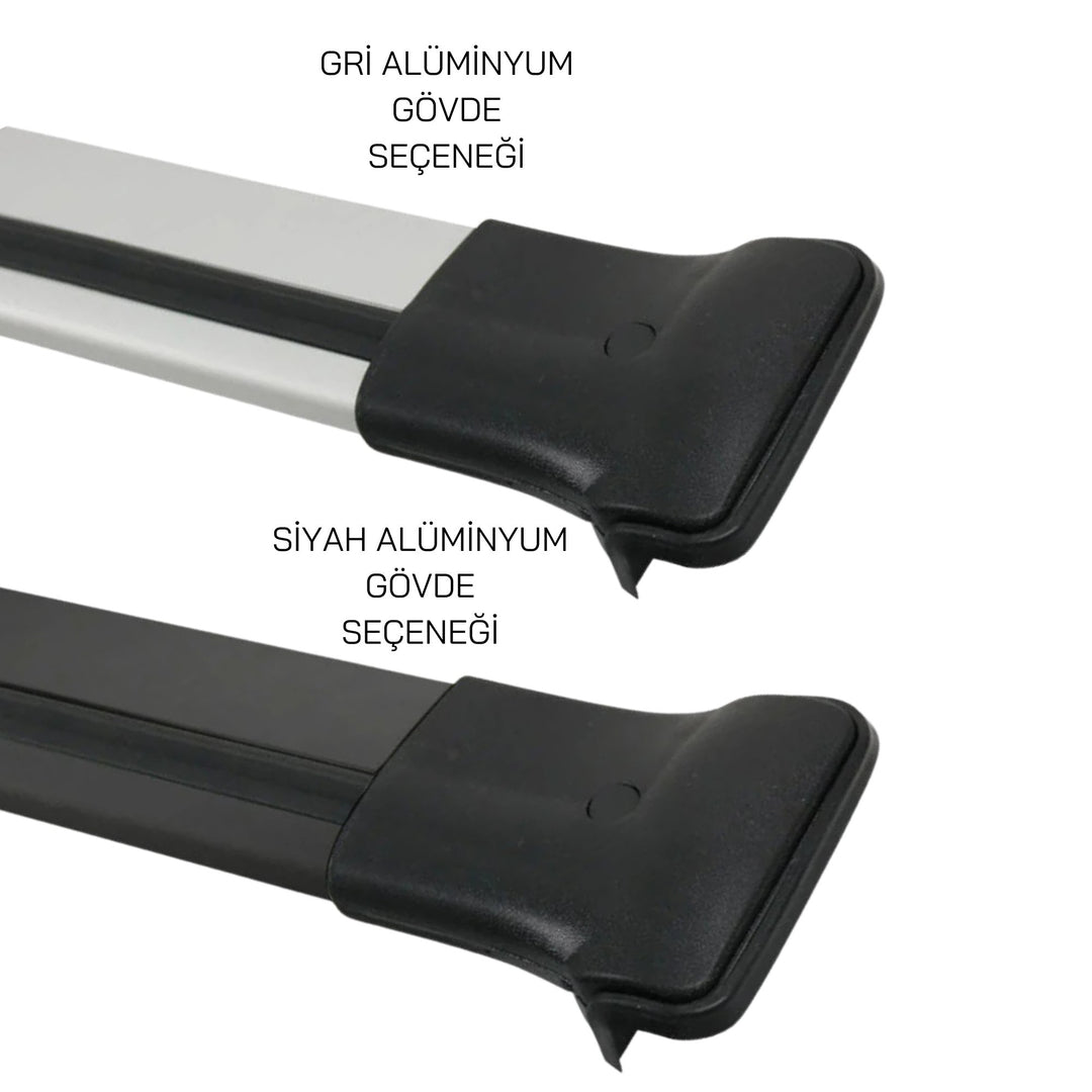 Audi A4 Avant Ara Atkı Siyah- Elegance v1 (2 Parça) | 2001-2007 Arası, SW