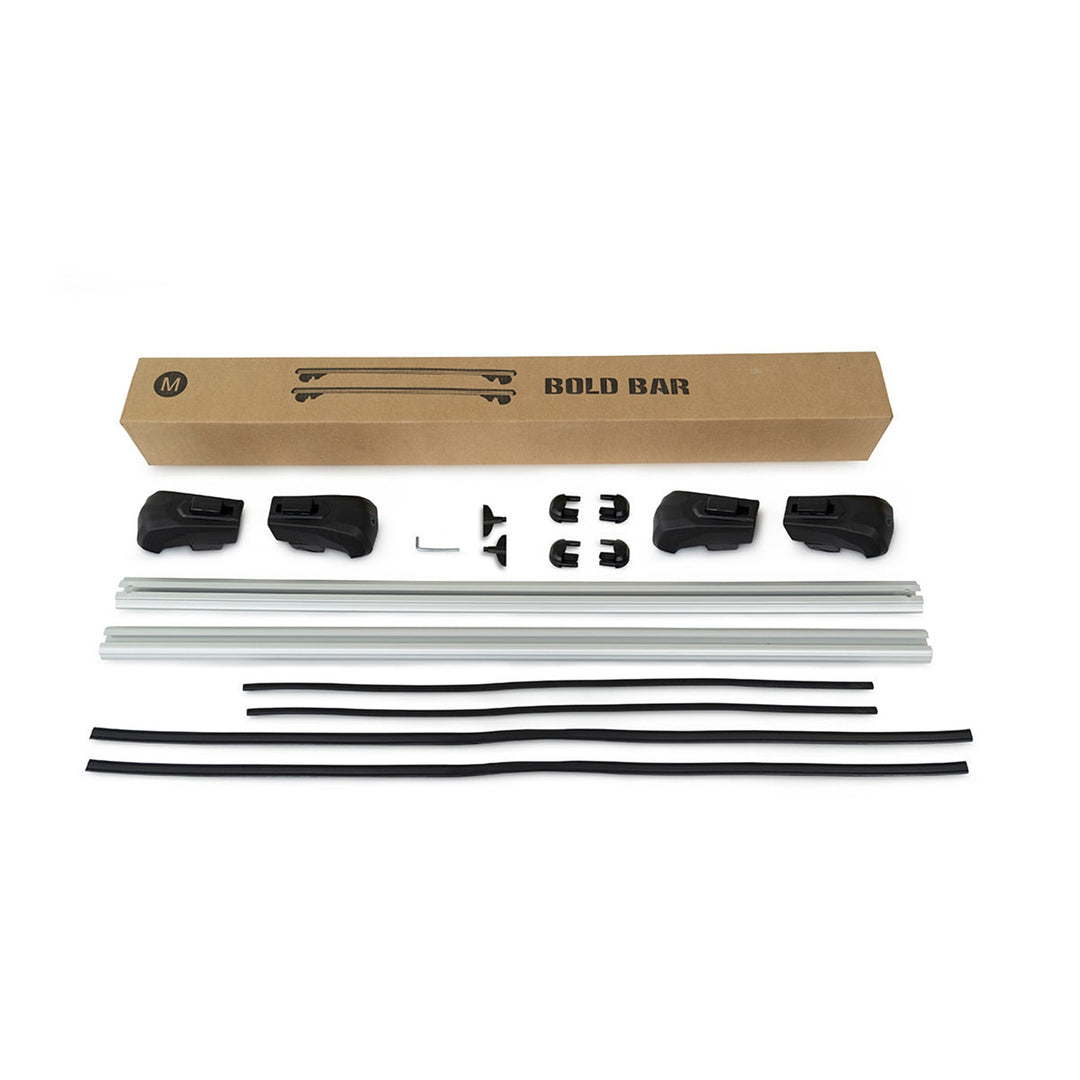 Audi Q5 Ara Atkı Gri- Bold Bar v2 (2 Parça) | 2008-2016 Arası