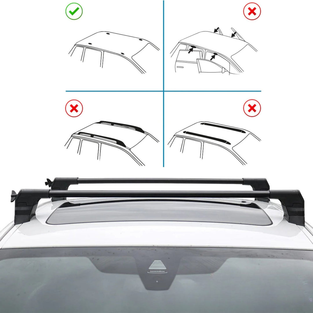 BMW 1 Serisi E87 Ara Atkı Siyah- Elegance v3 (2 Parça) | 2004-2011 Arası, HB