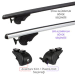 Resmi Galeri görüntüleyicisine yükleyin, Universal Boldbar Ara Atkı Gri- Bold Bar v1 L (97-119 cm, Metal Kilit, 2 Parça)