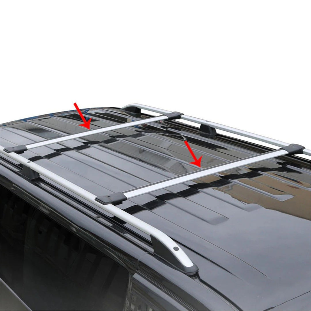 Toyota Land Cruiser Prado 120 Ara Atkı Gri- Elegance v1 (2 Parça) | 2002-2009 Arası