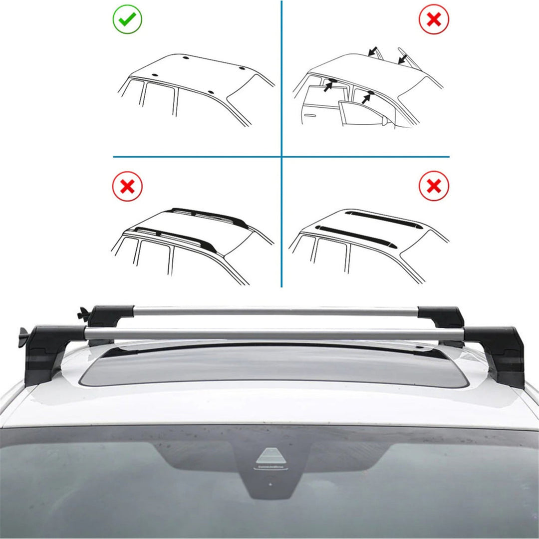 VW Touareg Ara Atkı Gri- Elegance v3 (2 Parça) | 2002-2010 Arası