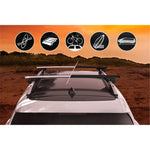 Resmi Galeri görüntüleyicisine yükleyin, Universal Boldbar Ara Atkı Siyah- Bold Bar v2 L (127 cm, Metal Kilit, 2 Parça)