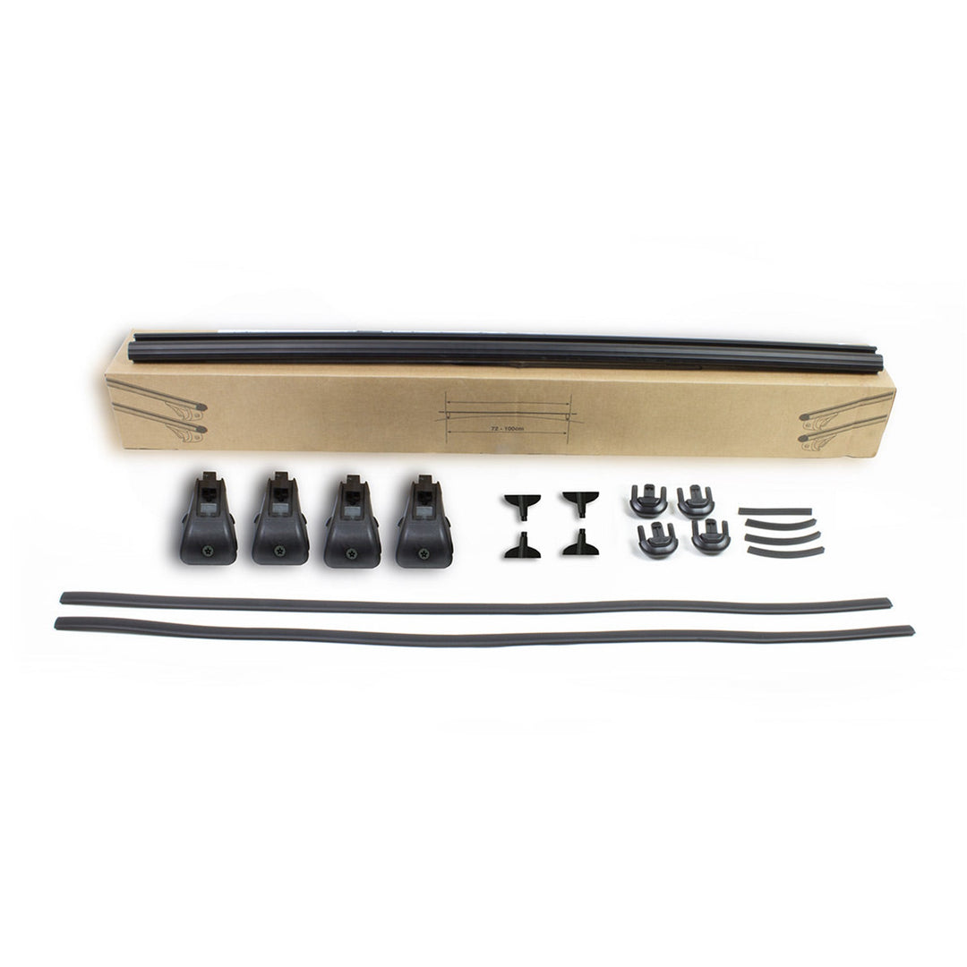 Universal Boldbar Ara Atkı Siyah- Bold Bar v2 M (120 cm, Metal Kilit, 2 Parça)