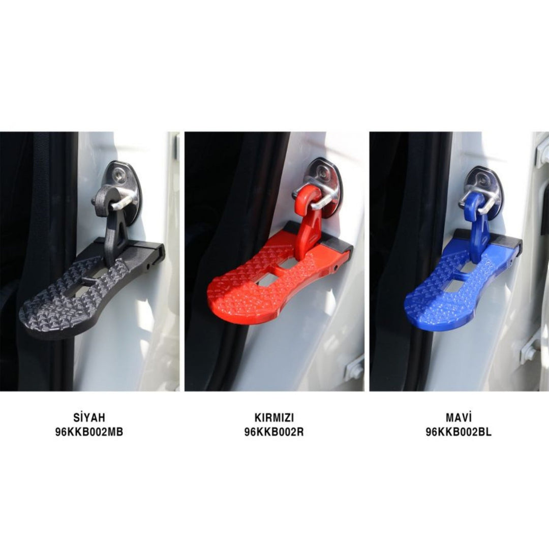 Universal Universal Kapı Kilit Basamağı - Mat Siyah