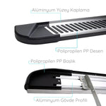 Resmi Galeri görüntüleyicisine yükleyin, SsangYong Actyon Sports Yan Basamak Seti - Piramitline | 2008-2016 Arası