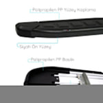 Resmi Galeri görüntüleyicisine yükleyin, VW Crafter Yan Basamak Seti - Siyah, Proside, Kısa Şase | 2006-2016 Arası