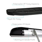 Resmi Galeri görüntüleyicisine yükleyin, Nissan Qashqai Yan Basamak Seti - Siyah, Proside | 2007-2014 Arası