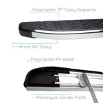 Resmi Galeri görüntüleyicisine yükleyin, Audi Q3 Yan Basamak Seti - Krom, Blackline | 2011 ve Sonrası