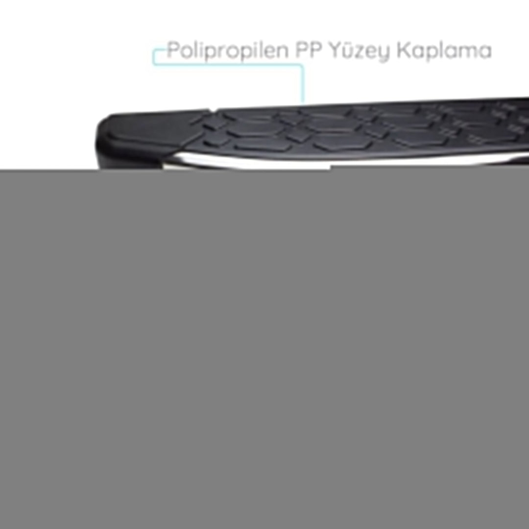 VW Caddy Yan Basamak Seti - Krom, Blackline, Kısa Şase | 2020 ve Sonrası