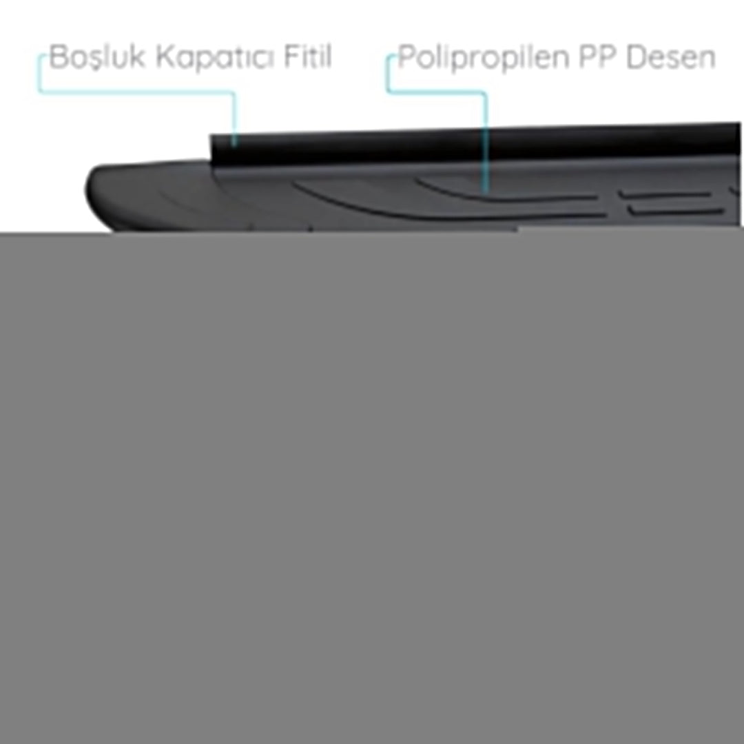 Hyundai ix35 Yan Basamak Seti - Siyah, Faba | 2009-2015 Arası