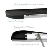 Resmi Galeri görüntüleyicisine yükleyin, Fiat Fiorino/Qubo Yan Basamak Seti - Krom, Nevada | 2008 ve Sonrası